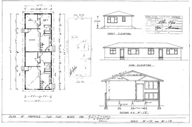Open plan living area of the unit with windows along one wall