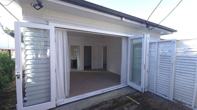 One of the three bedrooms